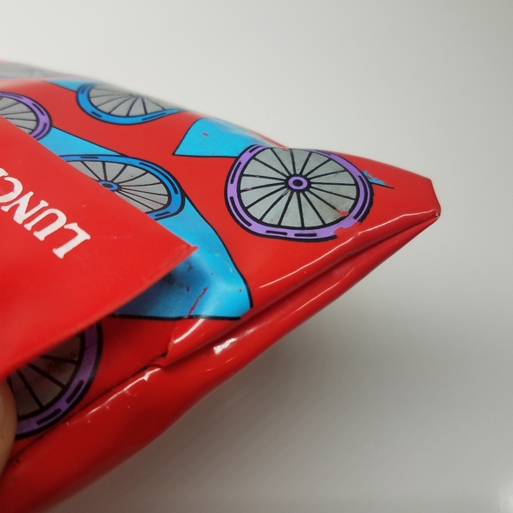 Vintage Red Pencil Case with Lunch Money Pouch - Picture 11 of 13